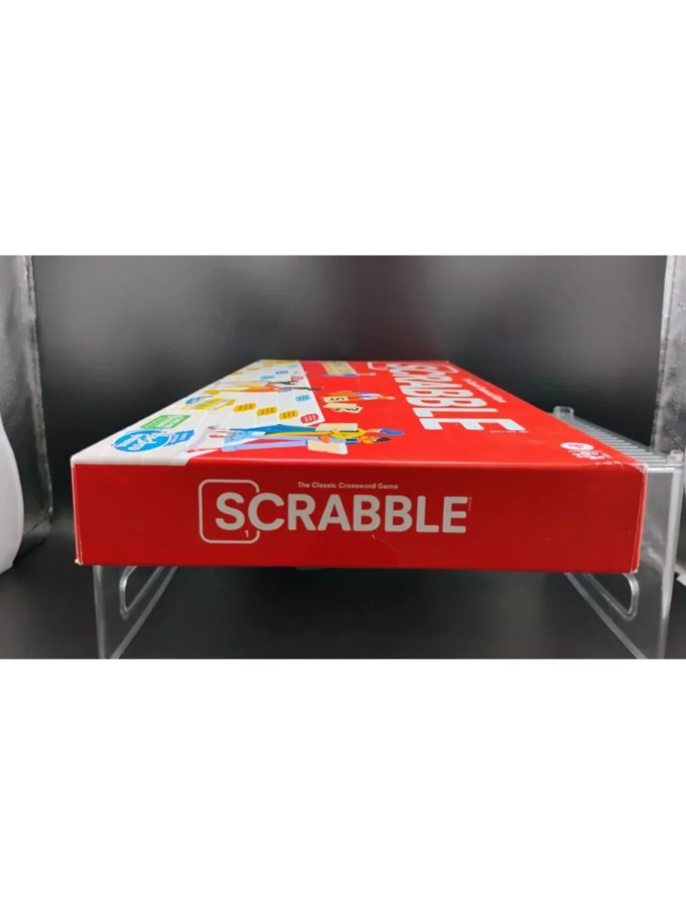 Scrabble Classic Crossword Game With Wooden Tile Racks & Board